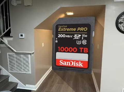 10,000 TB Memory Card