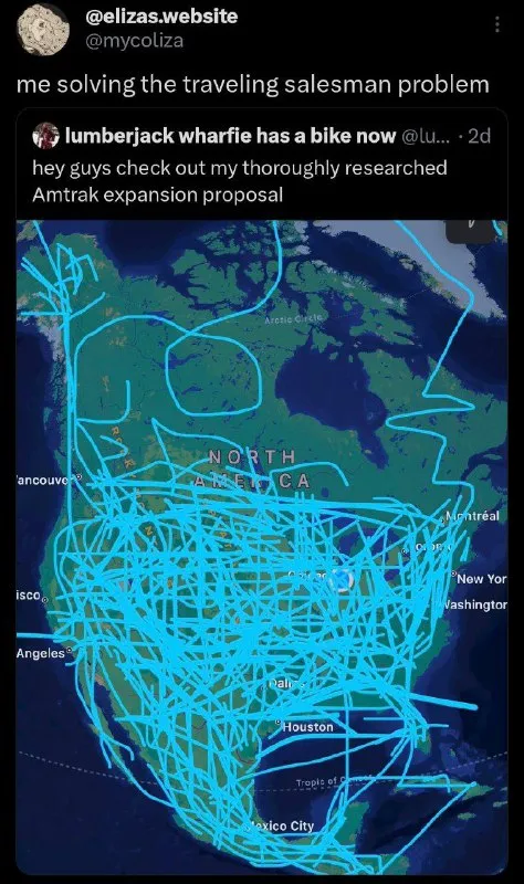 Traveling Salesman Amtrak Proposal