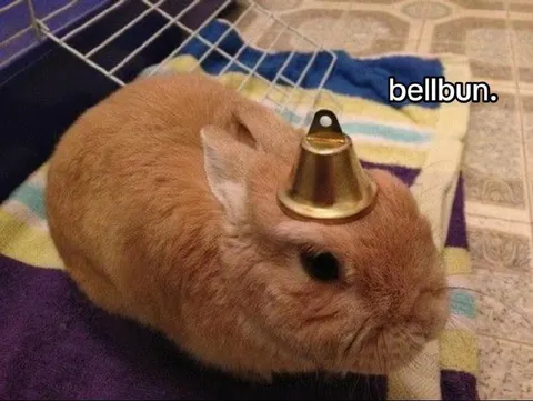 Bellbun Rabbit With Bell
