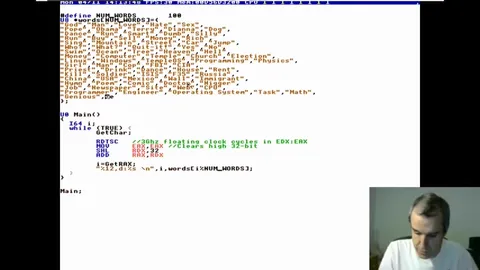 Terry Davis Intense Programming