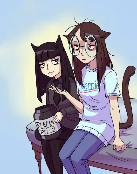 Black Pill Cat Girls