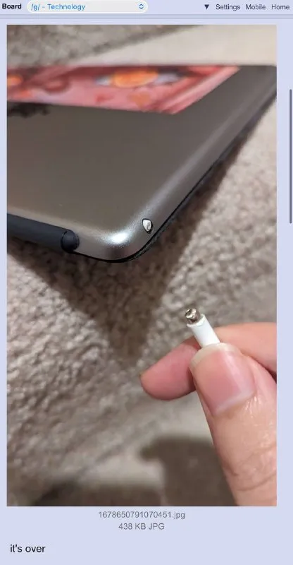 It's Over Broken Charger