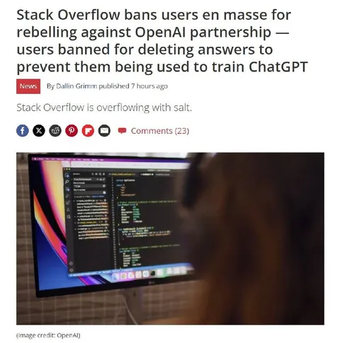 Stack Overflow Bans Angry Users