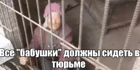 Бабушки должны сидеть в тюрьме