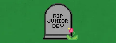 RIP Junior Dev Tombstone