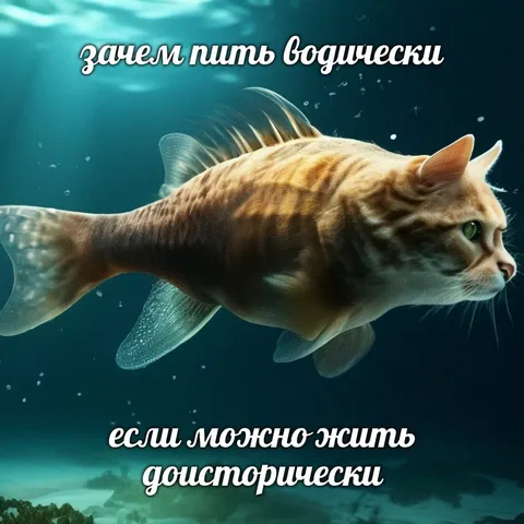 Доисторическая рыба-кот