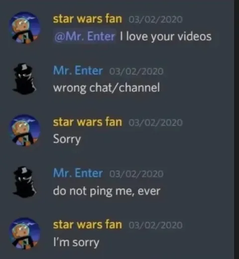 Wrong Chat Apology