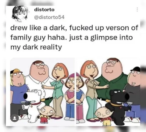 Dark Fucked-Up Family Guy