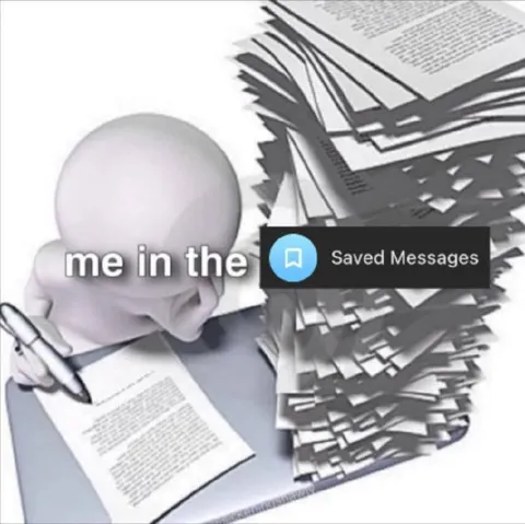Me in Saved Messages