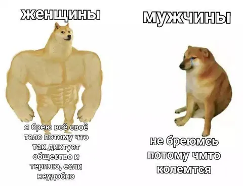 Женщины терпят, мужчины колются
