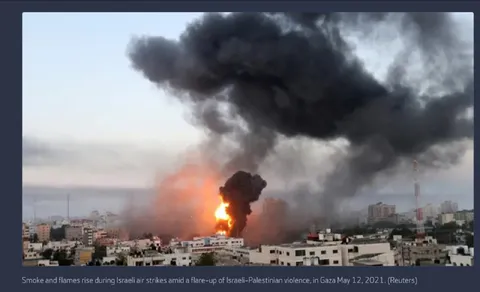 Israeli Airstrike Explosion