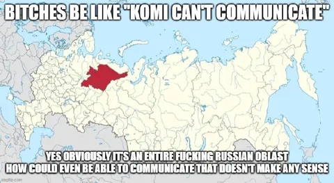 Komi Is an Entire Russian Oblast