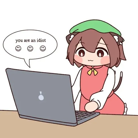You Are an Idiot Laptop Girl