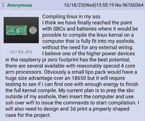 Compiling Linux in My Ass