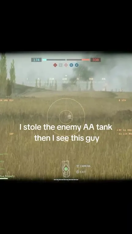 Stole the Enemy AA Tank