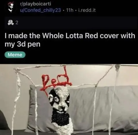 Whole Lotta Red 3D Pen Cover