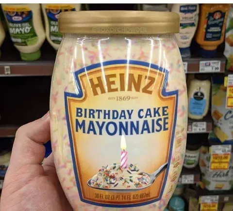 Birthday Cake Mayonnaise