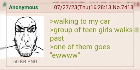 Walking to My Car Greentext