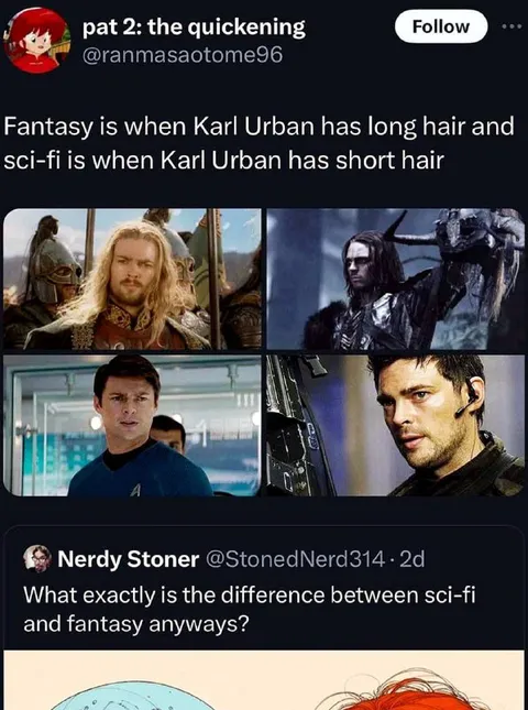 Fantasy Long Hair, Sci-Fi Short Hair