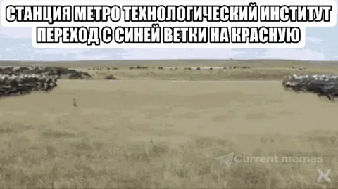 Переход с синей ветки на красную