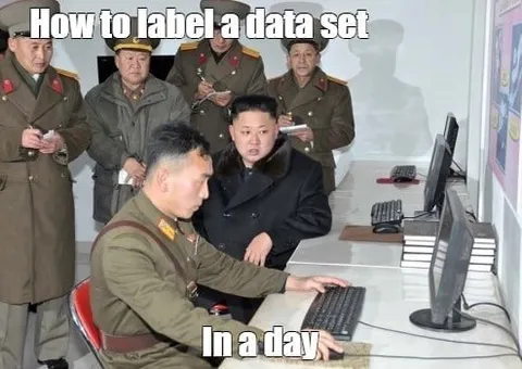 How to label a data set in a day