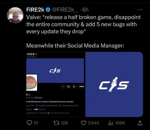 Valve Releases Bugs, Social Manager Celebrates