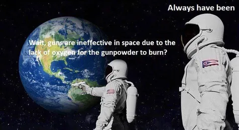 Astronauts Discover Guns Fail in Space
