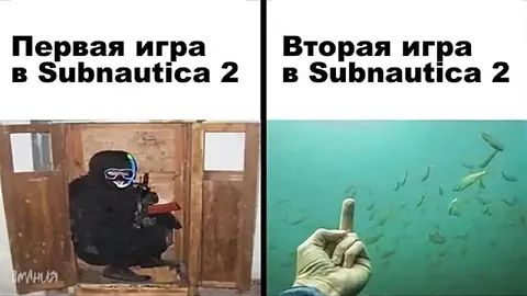 Первая и вторая игра в Subnautica 2
