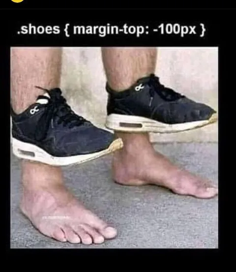 CSS Shoes Margin Hack