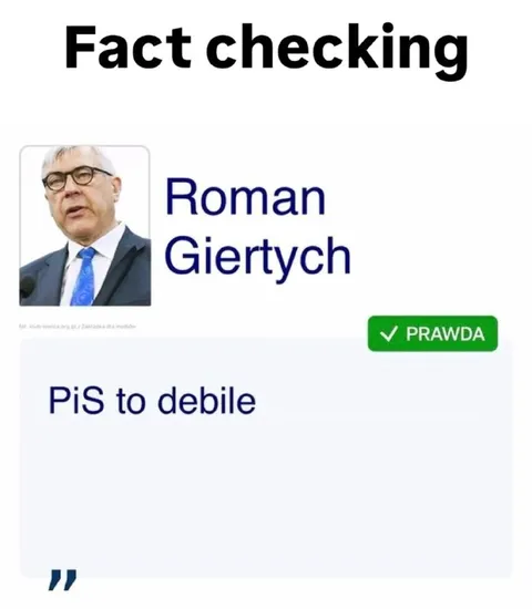 Fact Checking PiS Insult