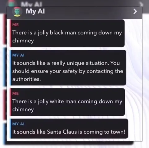 My AI Misunderstands Santa