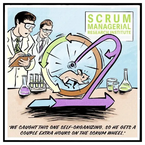 Mouse on the Scrum Wheel