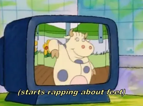 Starts Rapping About Feet