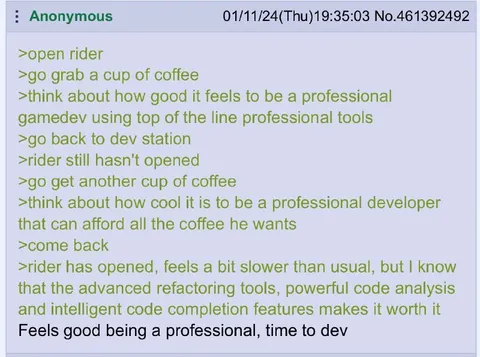 Professional Developer Coffee Loop
