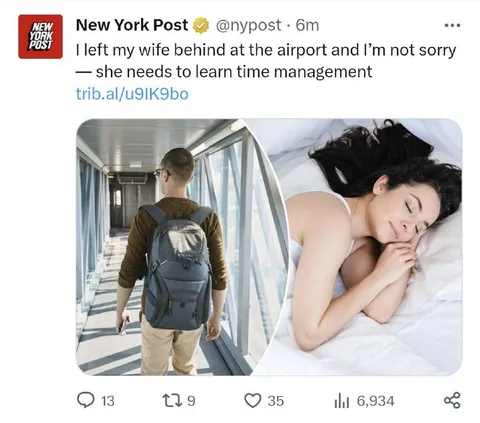 Wife Left at the Airport
