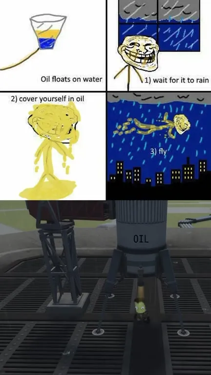 Cover Yourself in Oil and Fly