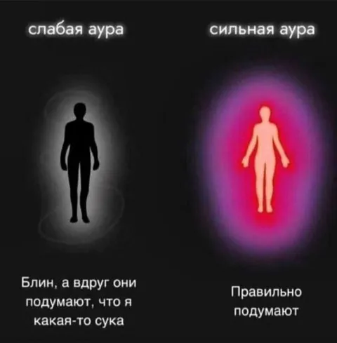 Слабая и сильная аура