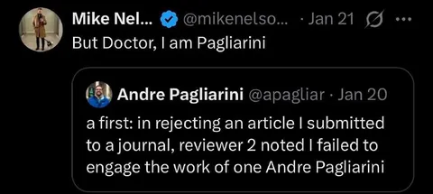 But Doctor, I Am Pagliarini