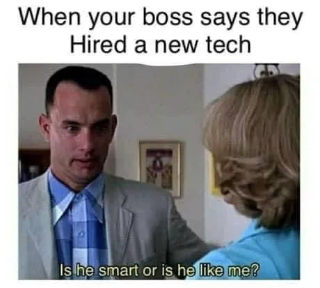 Boss Hired a New Tech