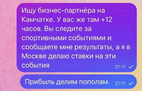 Бизнес-партнёр на Камчатке