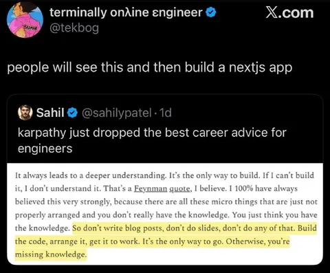 Build the Code, Not Slides