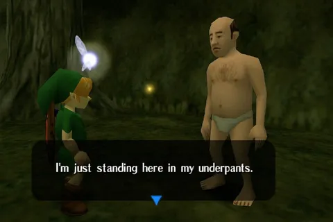 Just Standing Here in My Underpants