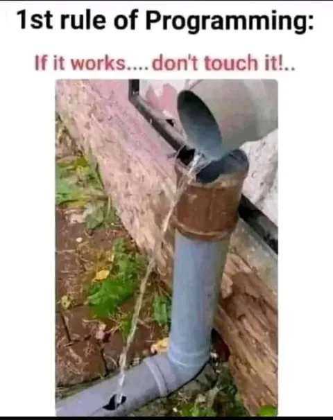 First Rule of Programming