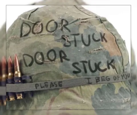 Door Stuck Helmet