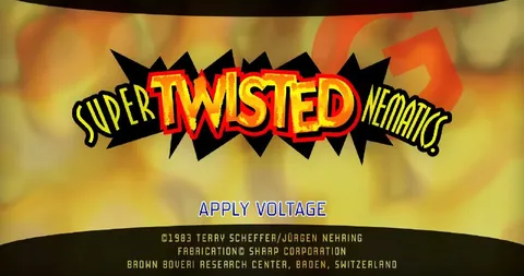 Super Twisted Neonatic Apply Voltage