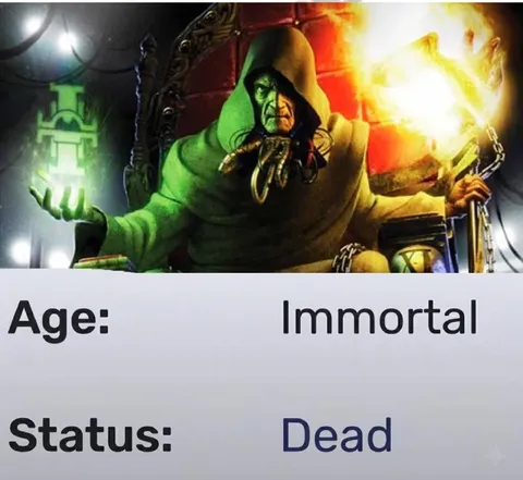 Immortal but Dead