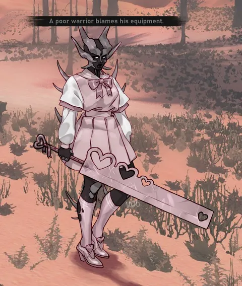 Poor Warrior Blames Equipment