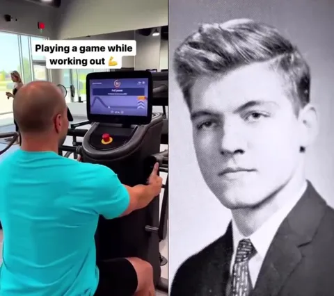 Playing a Game While Working Out