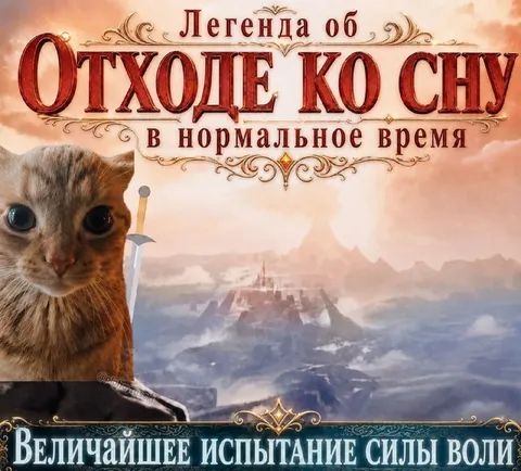 Легенда об отходе ко сну