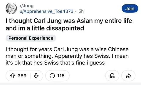 Carl Jung Is Swiss